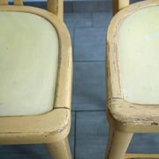Set of 4 vintage Luterma bistro chairs