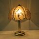 Vintage table lamp in brass and glass by Eglo, Austria 1970-1980