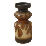 Vintage ceramic vase German ceramic country decoration Scandinavian design handmade