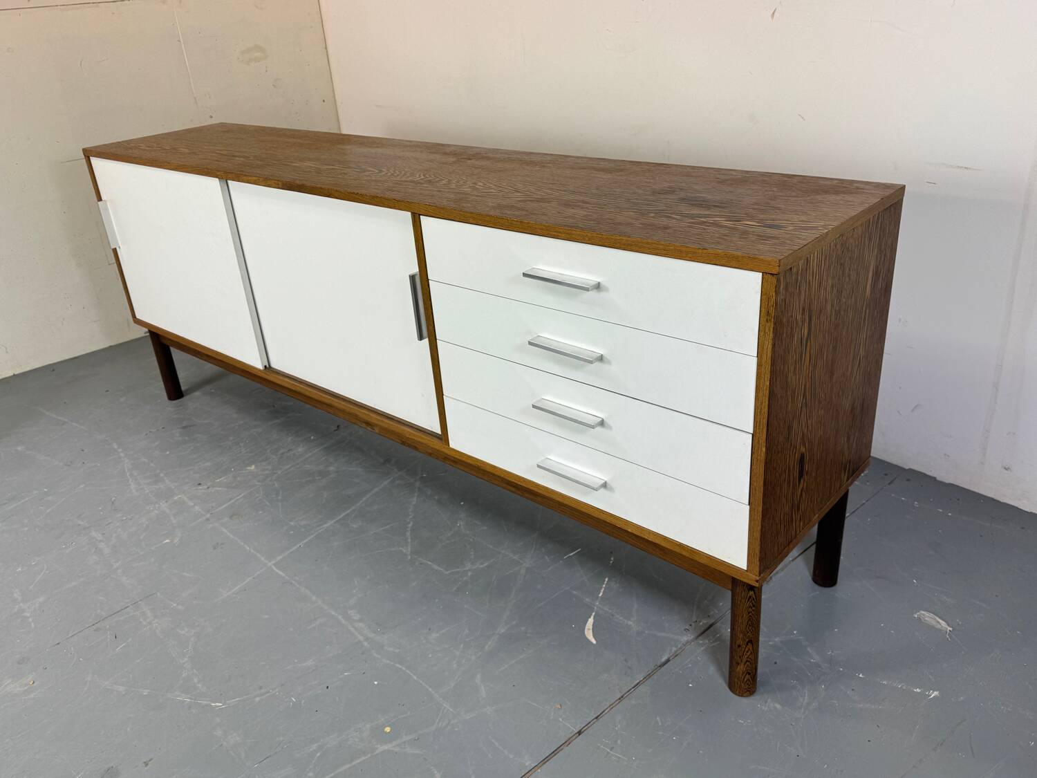 MCM sleek Martin Visser Wenge and Formica Credenza Sideboard, 1970s