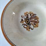 Set of 5 soup plates – Creil & Montereau – Œillet model
