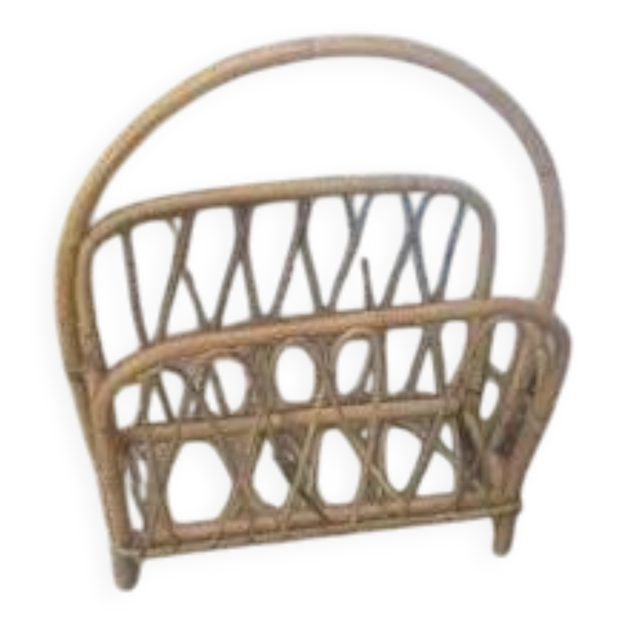 Bamboo magazine rack