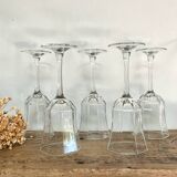 5 stemmed glasses "Octime" LUMINARC France