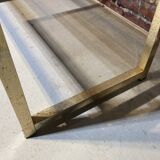 Gold metal shelf