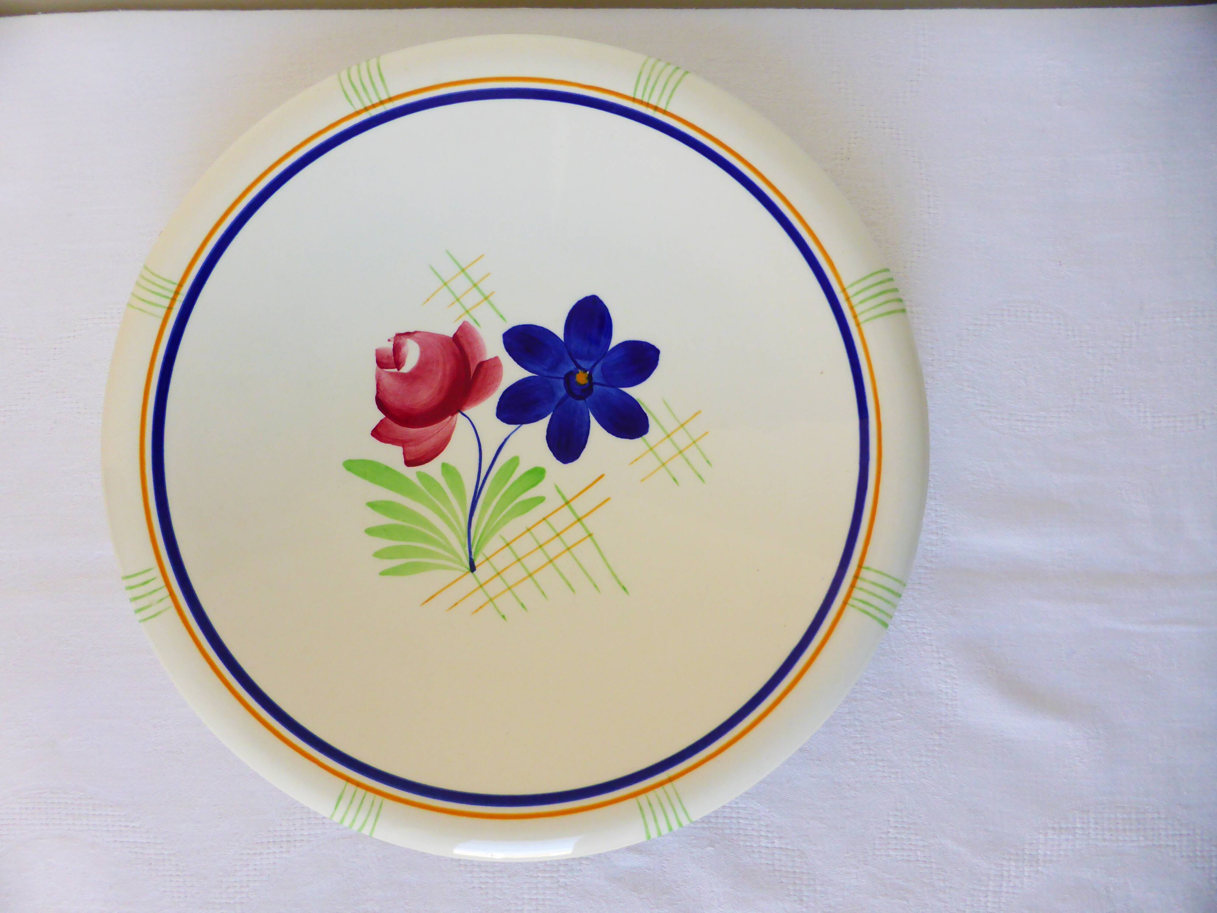 1 round serving dish calotte from Gien Robinson 2106113