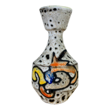 Vase signed Marius Bessone ceramic Vallauris