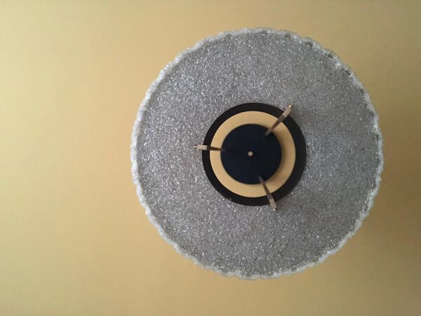 Lustre année 50 vintage laiton doré