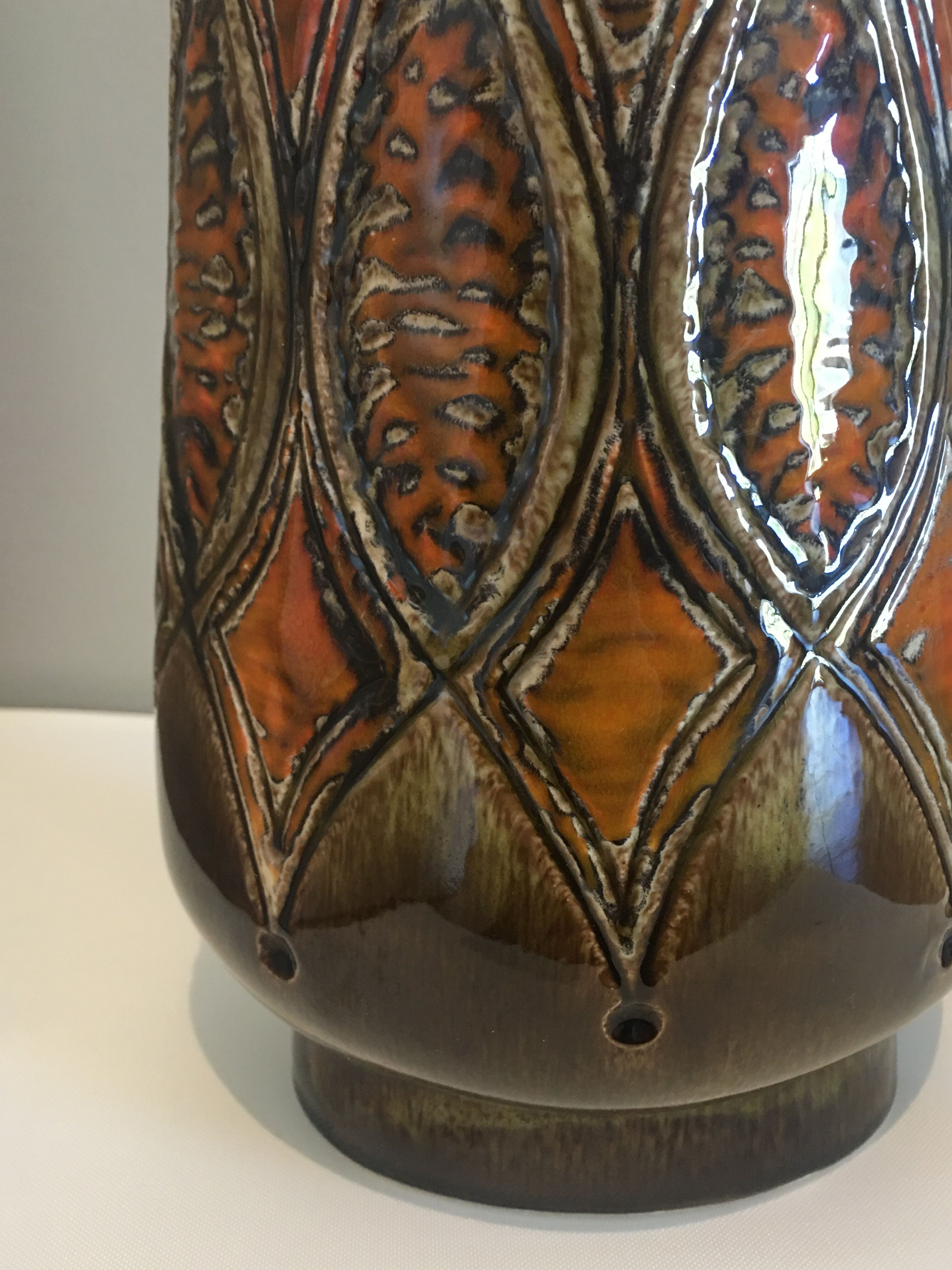 Large vintage vase "The Perigourdine Pottery"