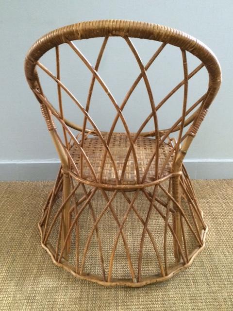 Child rattan chair