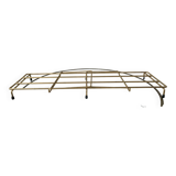 Magazine holder / bookend in modular brass years 50-60