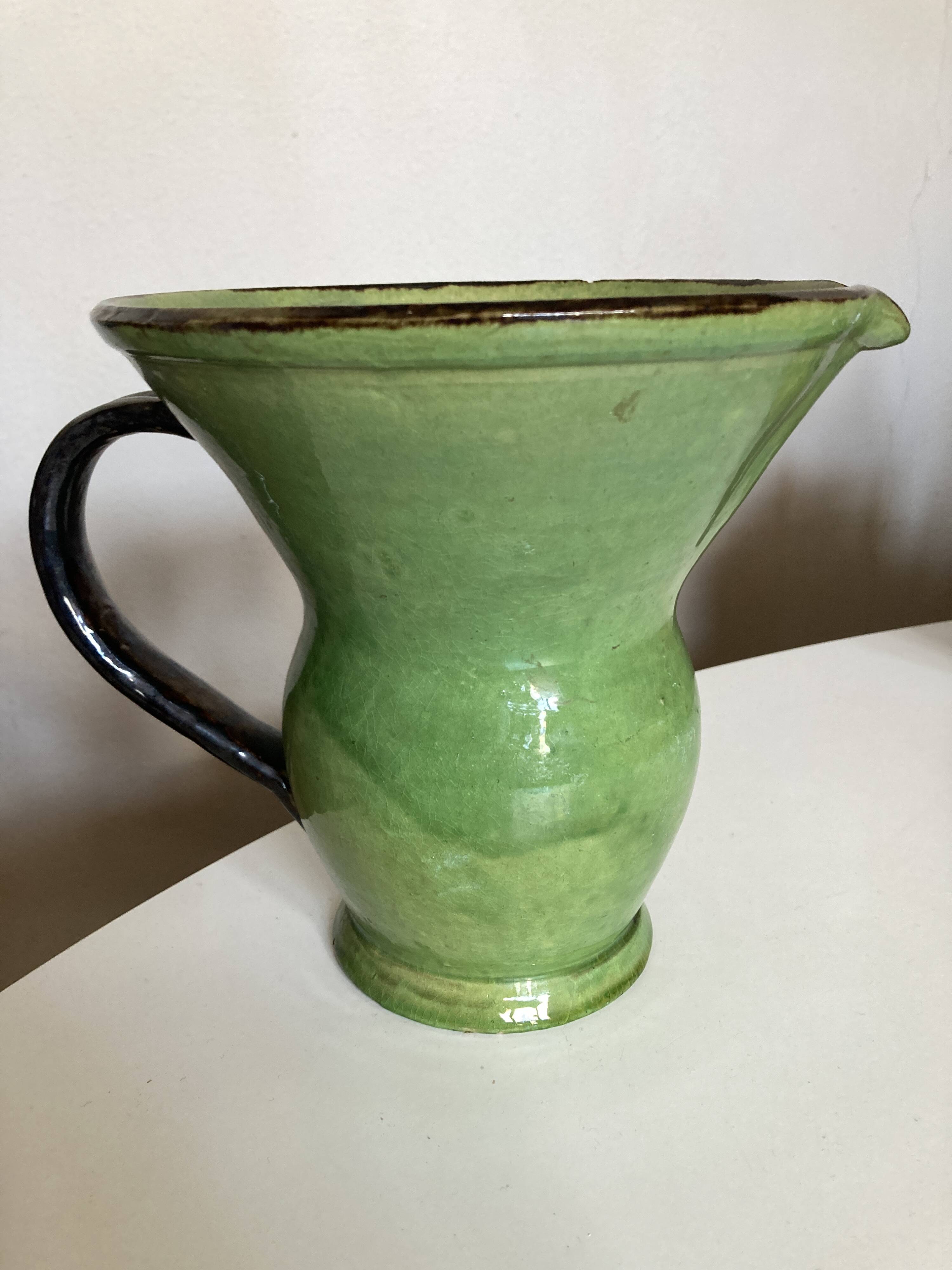 XL vase in glazed earthenware by Etienne Noel, Dieulefit 1950