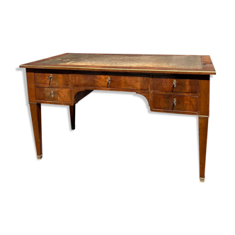 Flat Mahogany Office Louis XVI Style XIX Century
