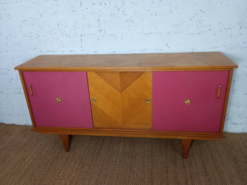1950s enfilade with three sliding doors