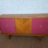 1950s enfilade with three sliding doors