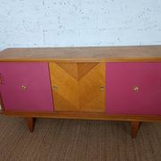 1950s enfilade with three sliding doors