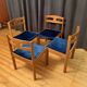 Set of four Asko Export chairs, Finland, 1960s