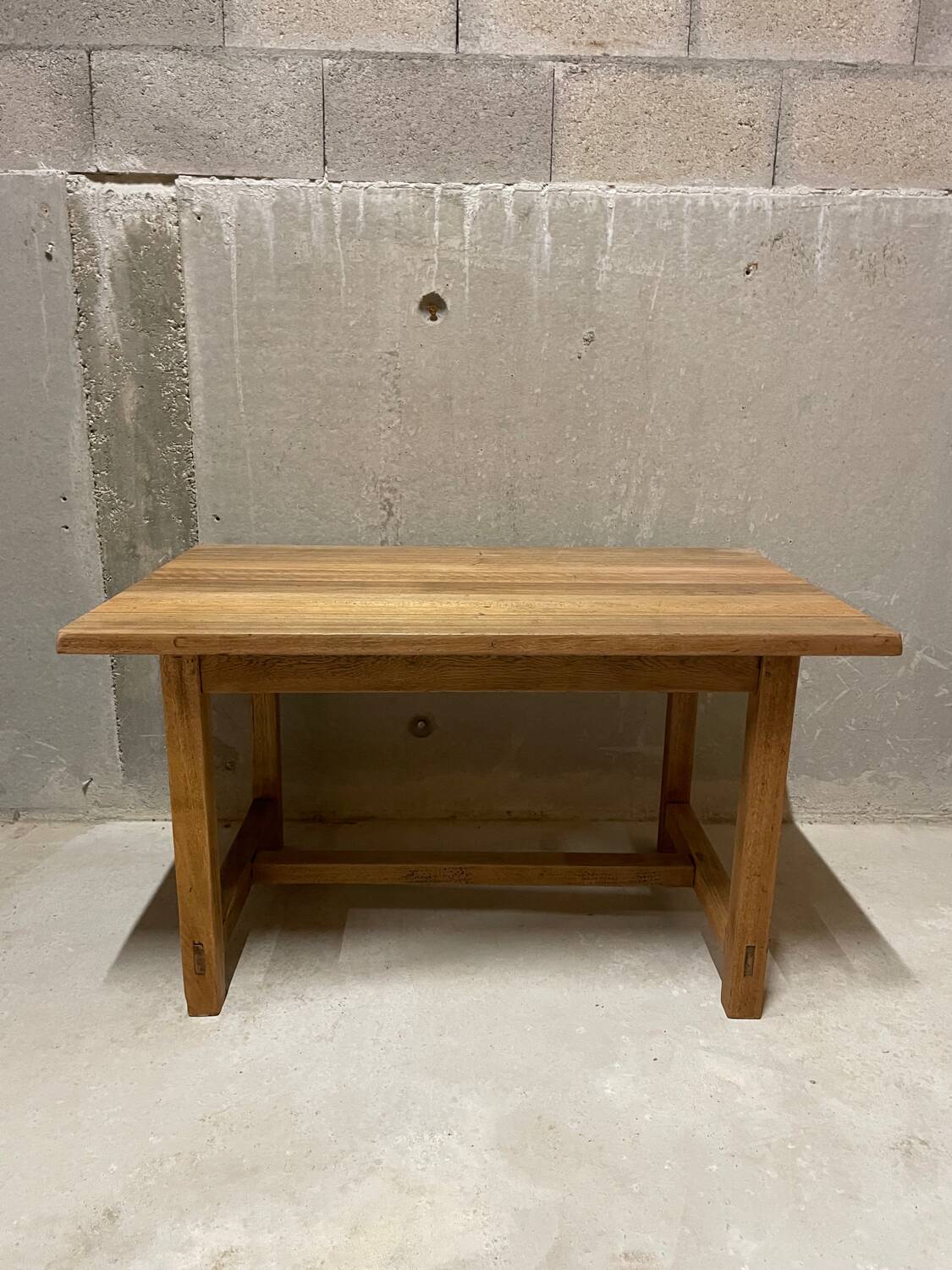 Petite table de ferme bois massif
