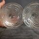 Set of 2 Vallerysthal pressed glass candle holders – 1920-1950, Art Deco
