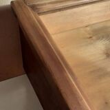 Old sloping pine display case