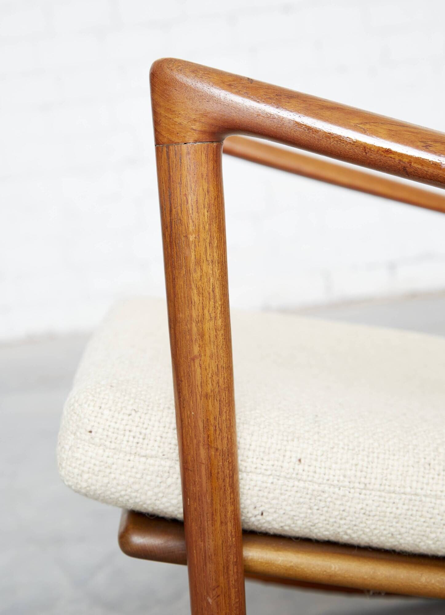 Rocking chair, model 650-15, by Ib Kofod-Larsen for Chr. Linneberg