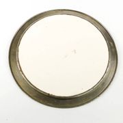 Art Nouveau tray, silver-plated brass, white porcelain, Austria, early 20th century