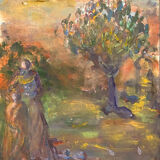 A visit to the tree by Henriette Barety