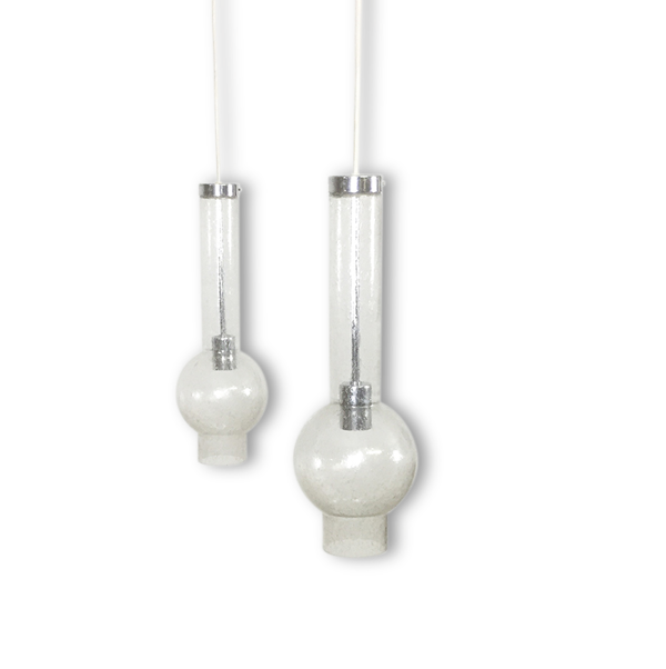 Set of 2 STAFF Lights handblown TUBE Lights made by Staff, Germany