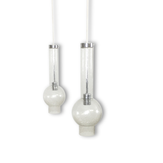 Set of 2 STAFF Lights handblown TUBE Lights made by Staff, Germany