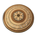 Round rugs in jute 180cm