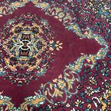 Rectangular rug, floral patterns