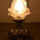 Art deco lamp their in glass paste
