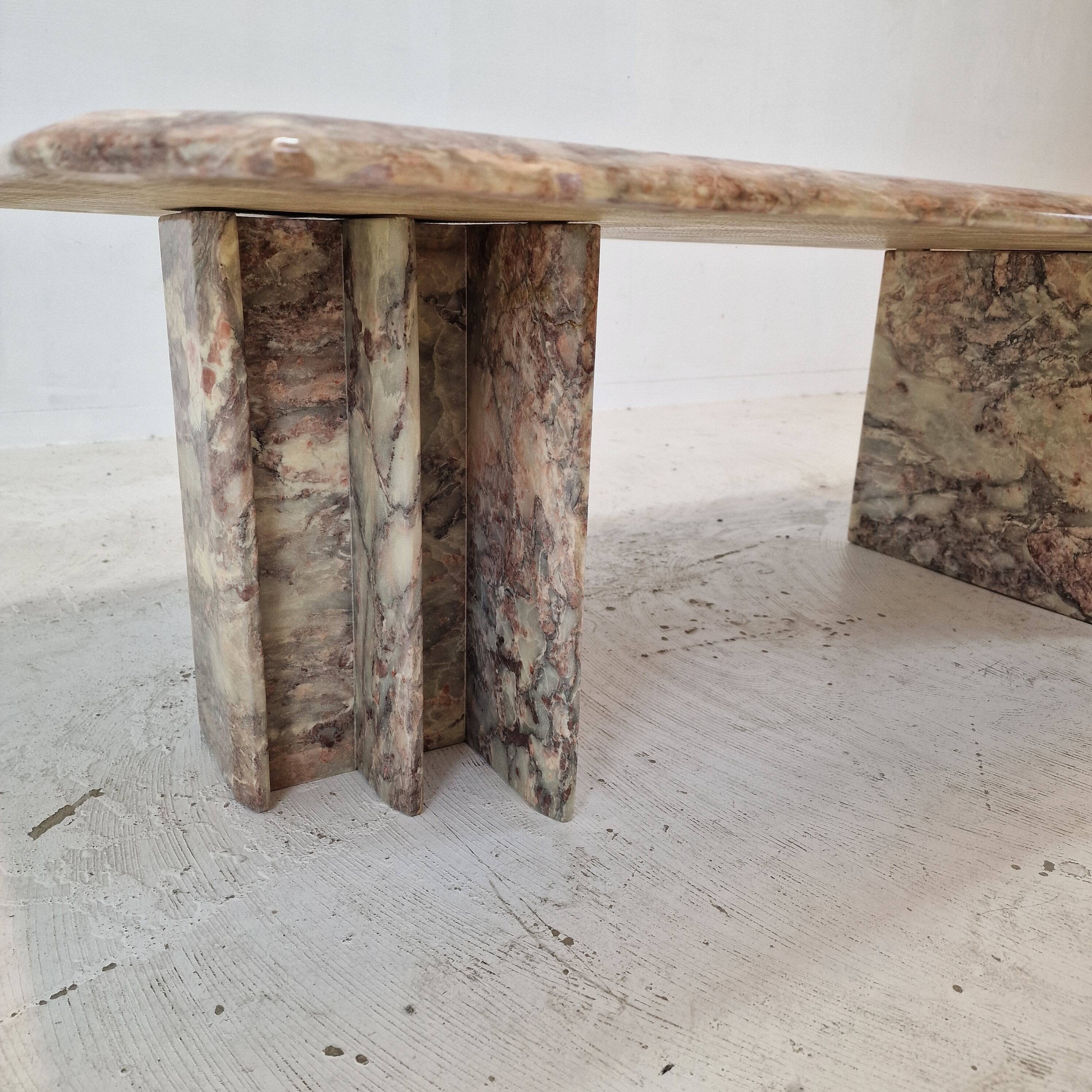 Italian Marble Coffee Table, 1980s