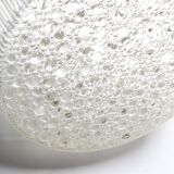 Large Vintage Pressed Glass Fruit Bowl / Rare Clear Glass Centerpiece