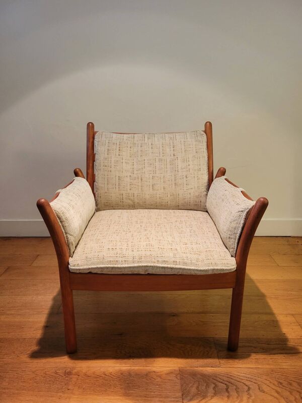 2 fauteuils Genius par Illum Wikkelsø pour C.F.C. Silkeborg