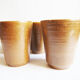 Lot de 8 verres en grès Digoin
