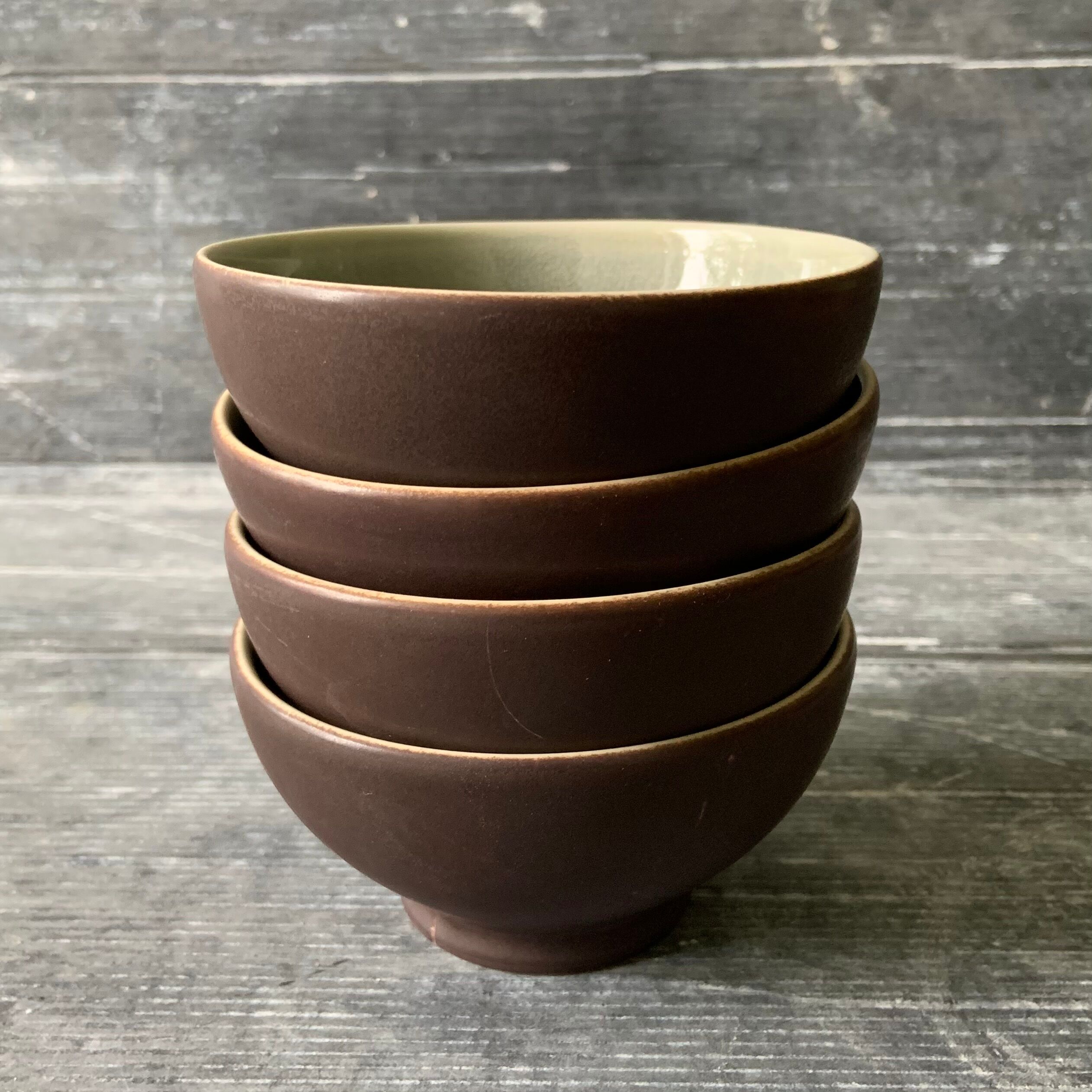 Bowls on foot Jars Tourron Ash