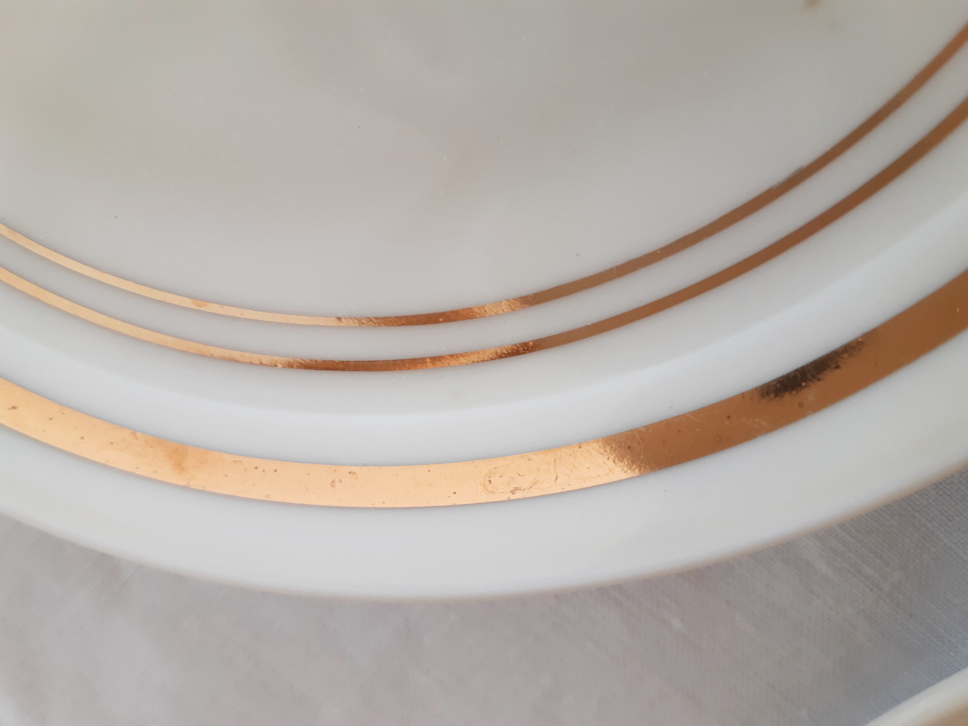 Sarreguemines porcelain tea cups