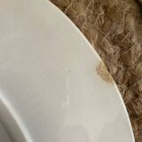 3 assiettes plates Sarreguemines modele Henry.