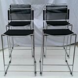 Set of 4 Spagheti model stools by Giandomenico Belotti, year 1970