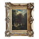 Narcisse diaz de l’pena. barbizon school painting oil on panel. the forest.