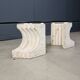 Vintage travertine coffee table Italy , 1970s