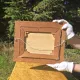 Vintage Farmhouse Landscape Oil Painting