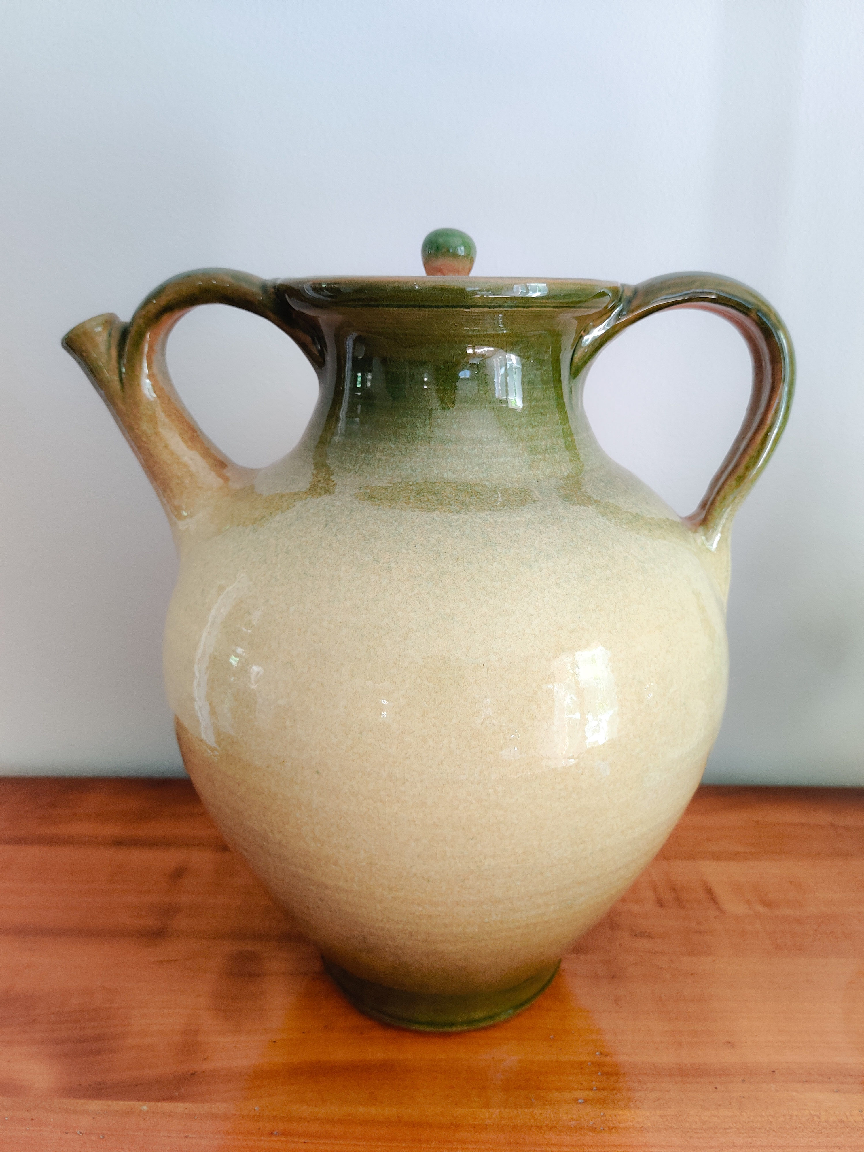Jarre artisanale vintage Aguillon