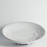 Art Deco White Earthenware Mermaid Bowl "300" by Mari Simmulson for Upsala-Ekeby