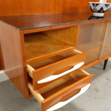 Pozar vintage wooden bedside table set
