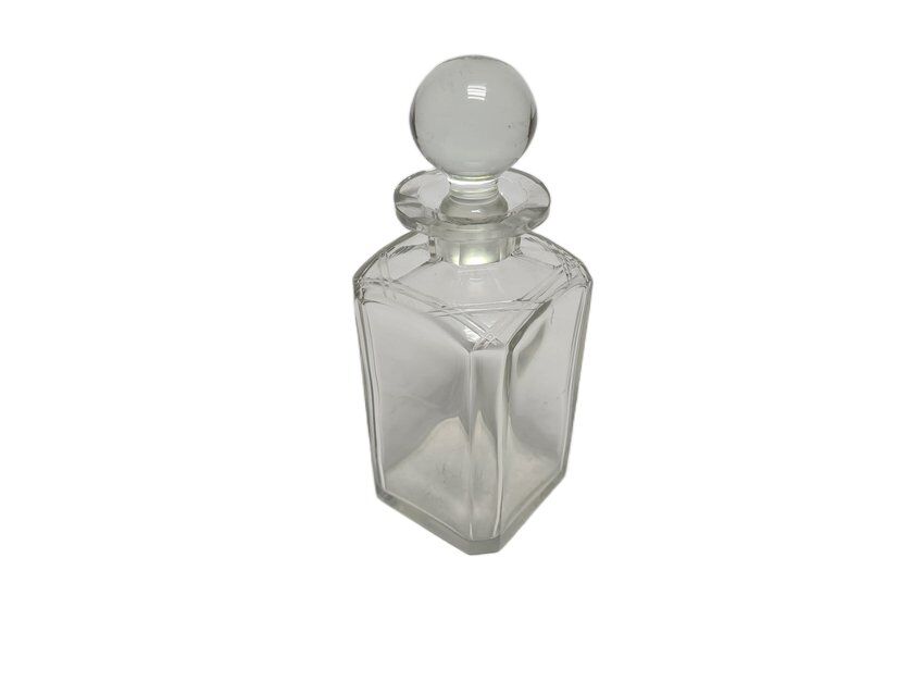 Art Deco crystal carafe, Germany, 1900s