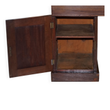 George III double-sided partner's desk in walnut circa 1780 with original handles.