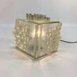 Italian Crystal "Apis" Table Lamp from Poliarte, 1960s
