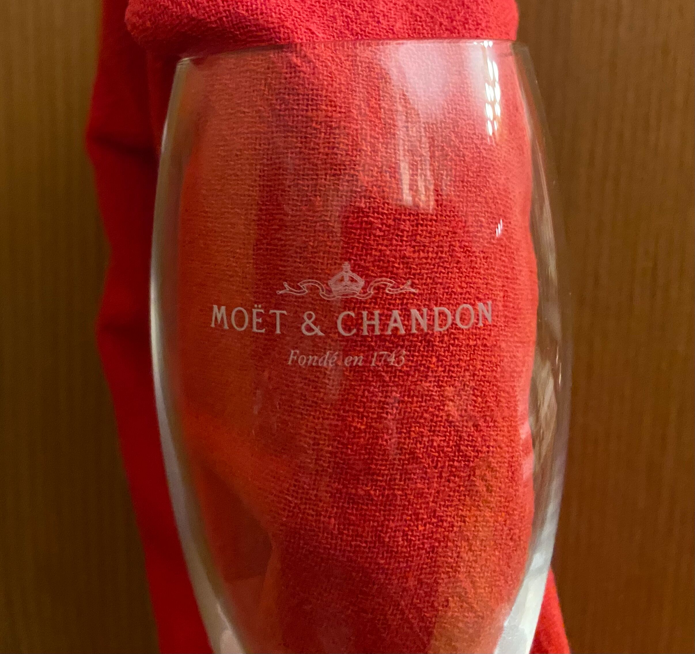 Moet&Chandon Vintage Champagne bucket and glasses