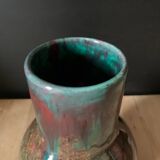Grand vase émaillé